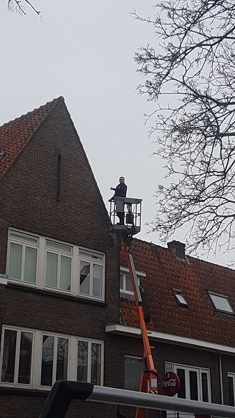  stormschade dak IJmuiden